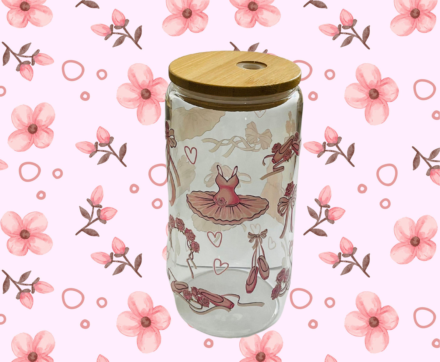 Glass Cup - Girly Chic options