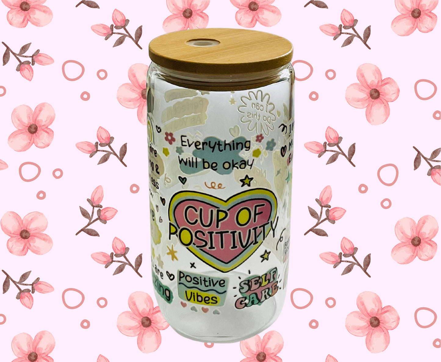 Glass Cup - Mental Health options