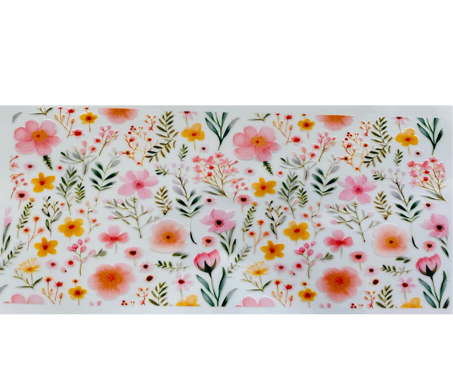 Glass Cup - Floral options