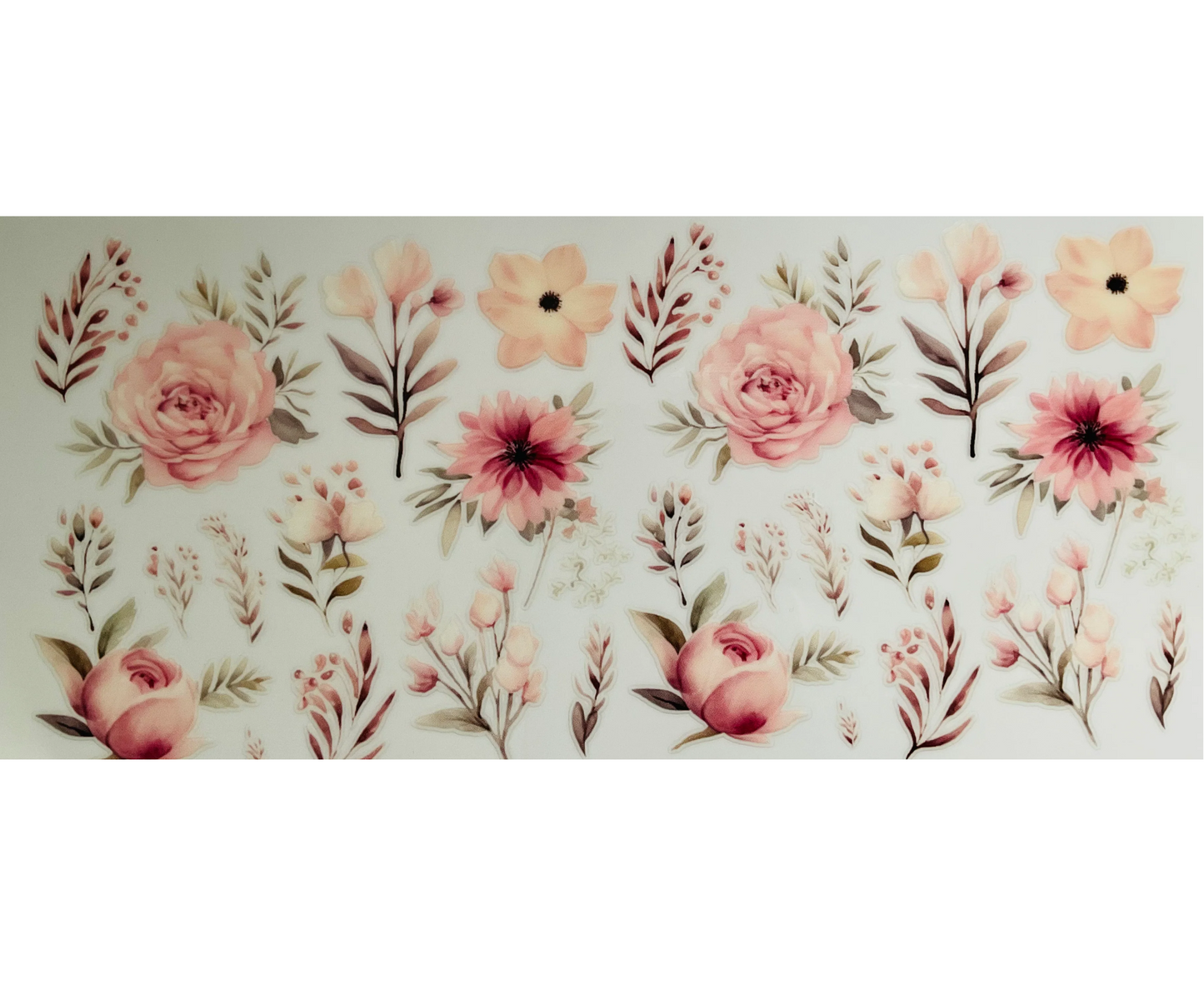 Glass Cup - Floral options