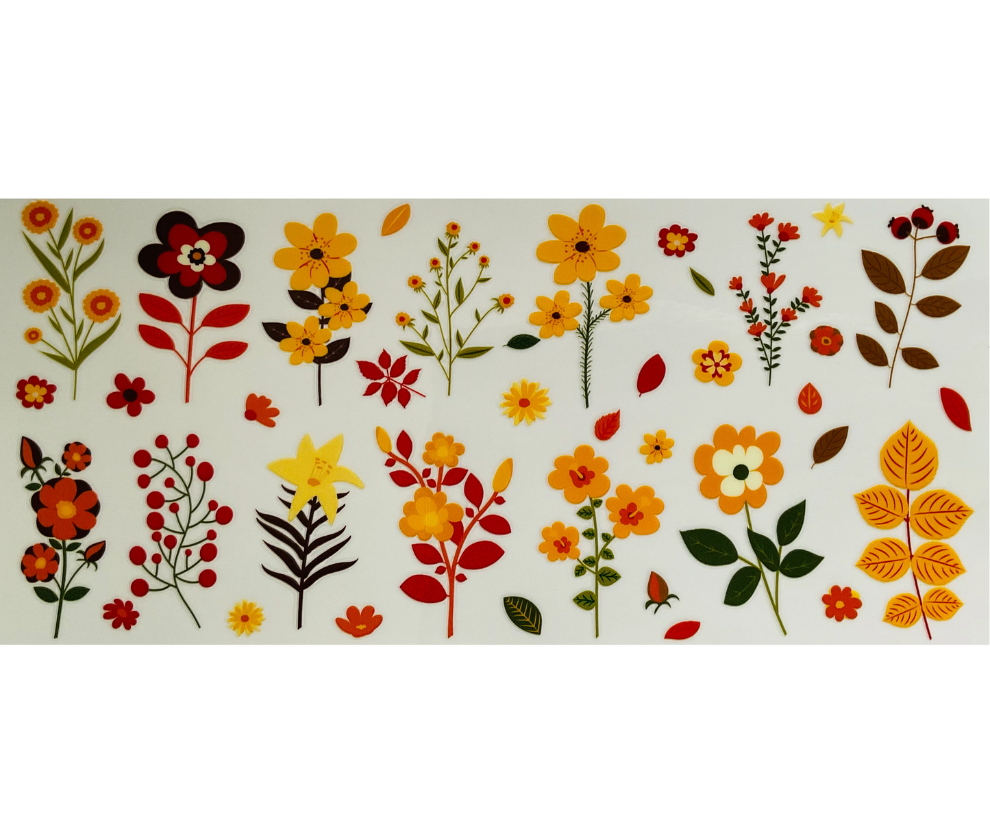 Glass Cup - Floral options