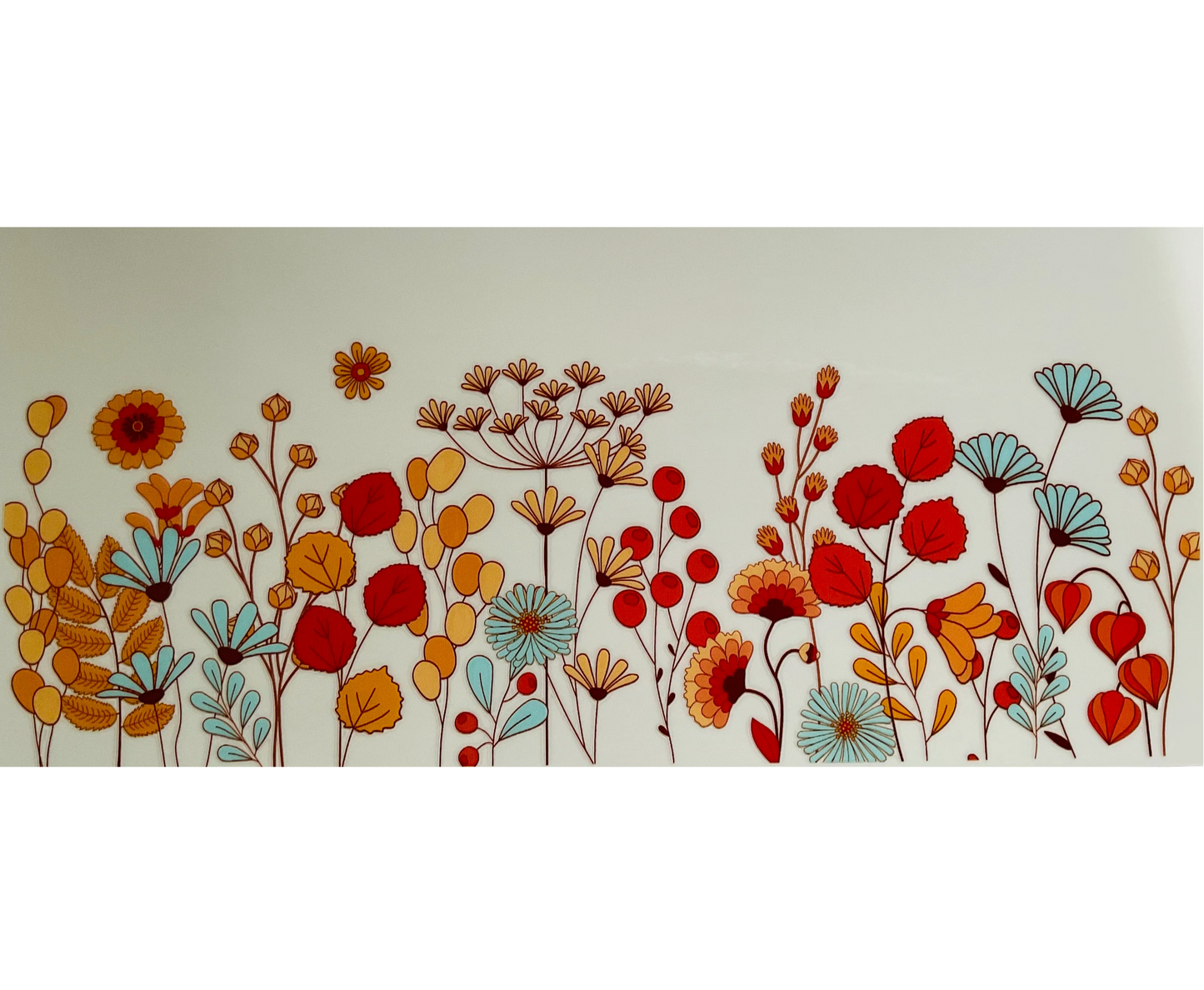 Glass Cup - Floral options