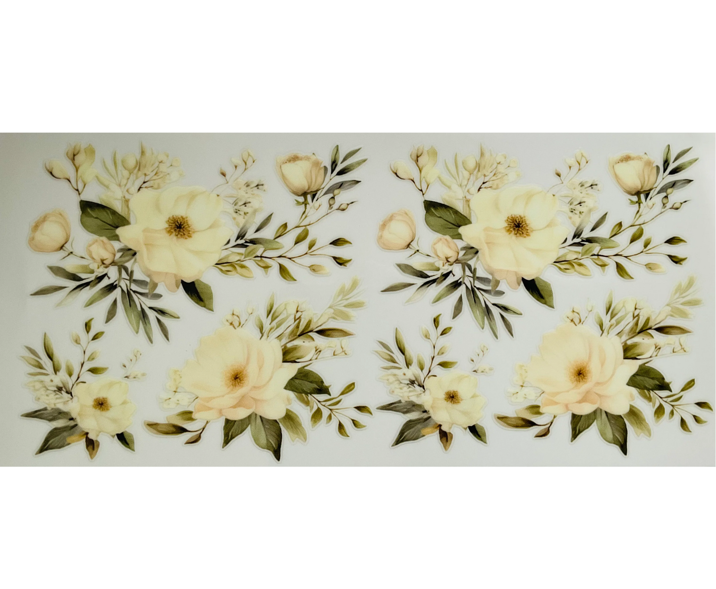 Glass Cup - Floral options