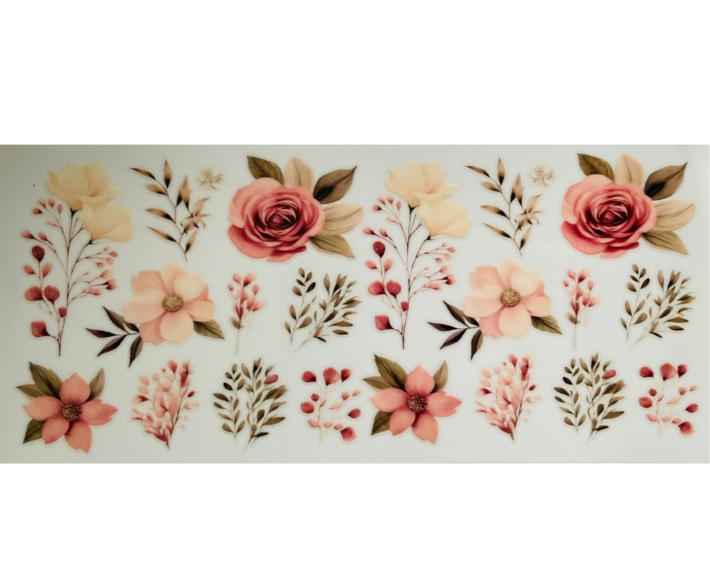 Glass Cup - Floral options