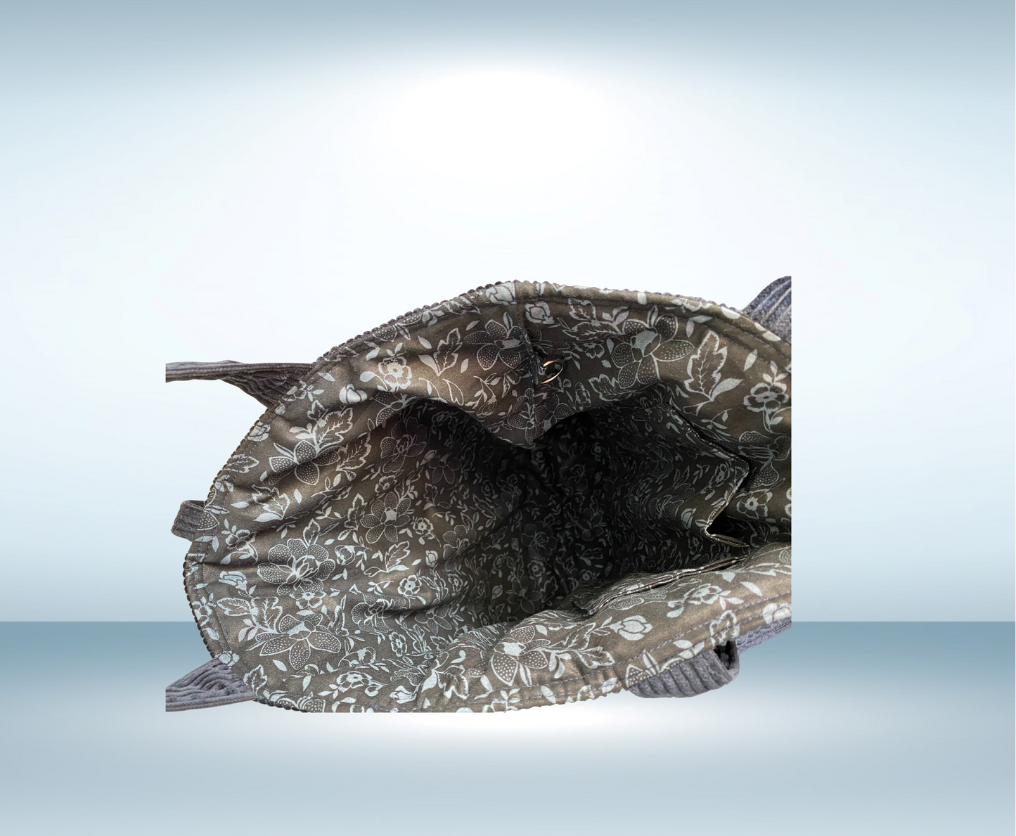 Quilted Tote Bag - Imogen's Midnight Blue