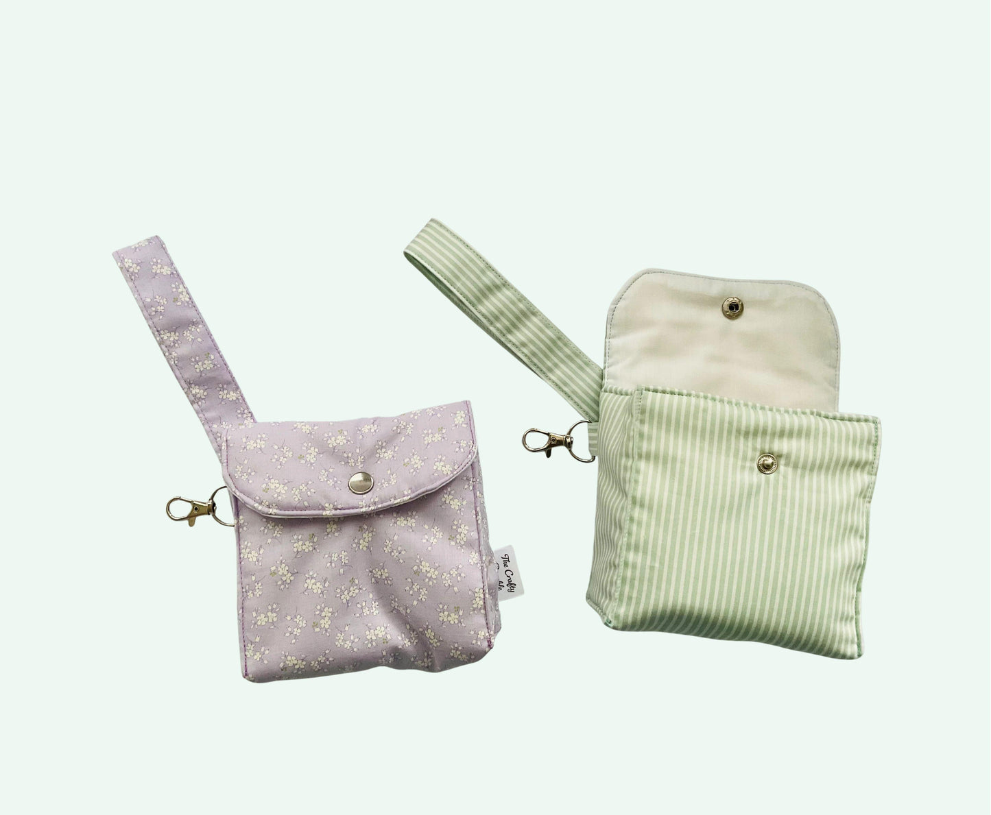 Quilted Boxy Pouch (with wristlet) - A girl's essential kit