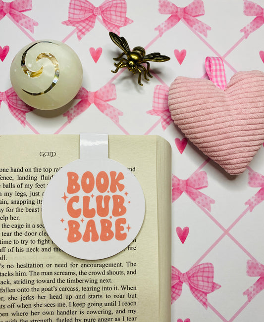 Magnetic Bookmark - Book Club Babe