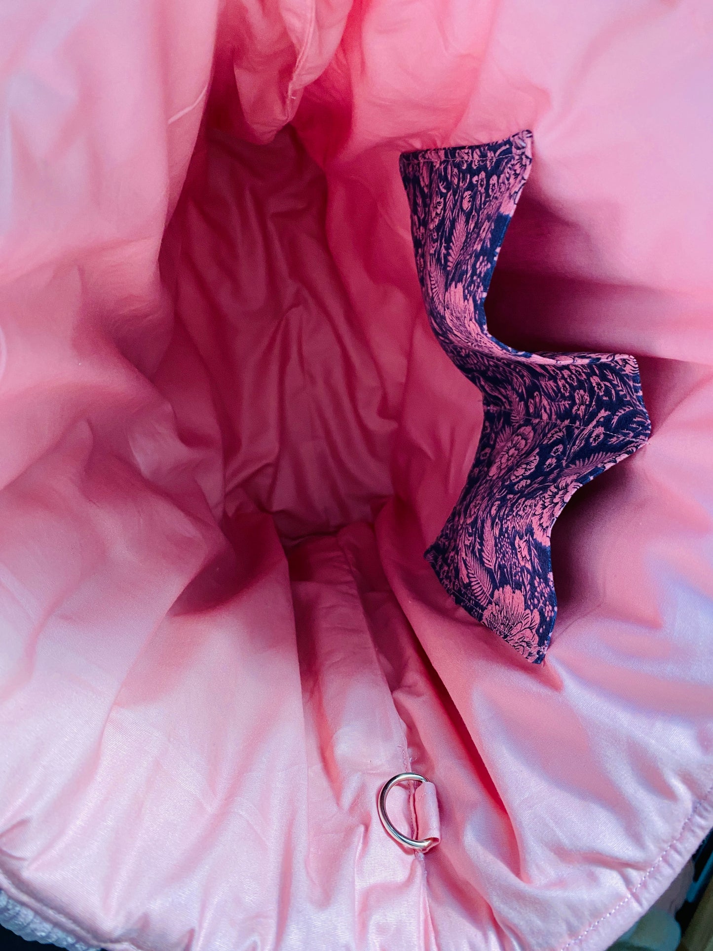 Quilted Tote Bag - Purple Fields