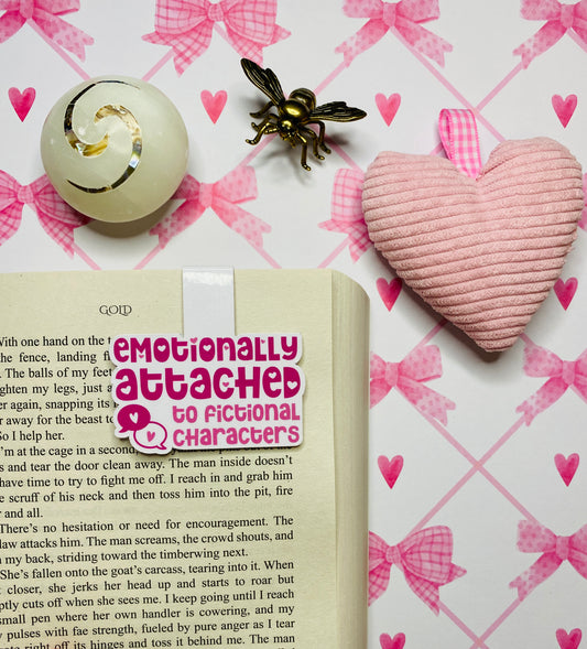 Magnetic Bookmark - Emotionally Attached