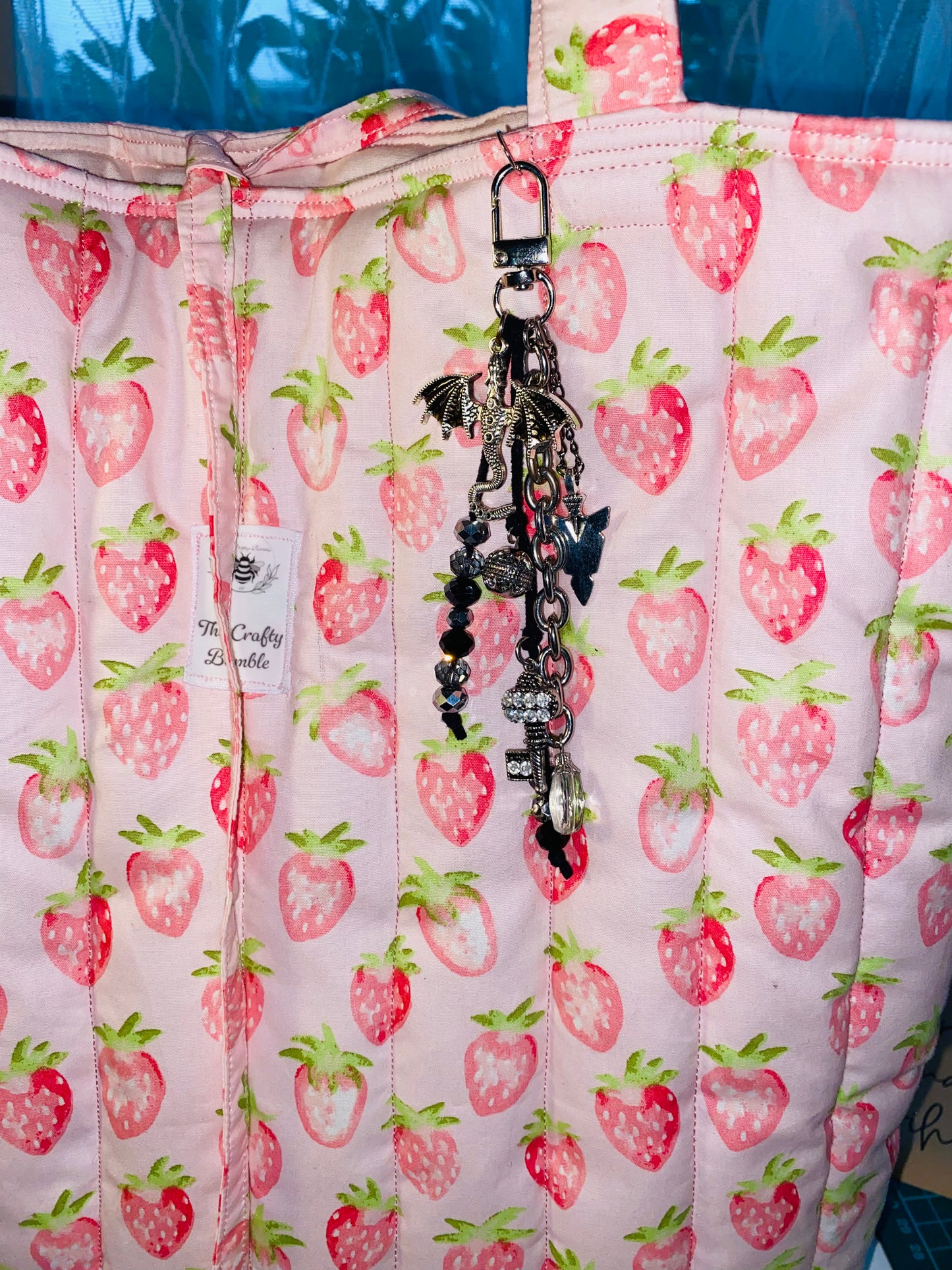 Bag - Keychain Charms - Beaded