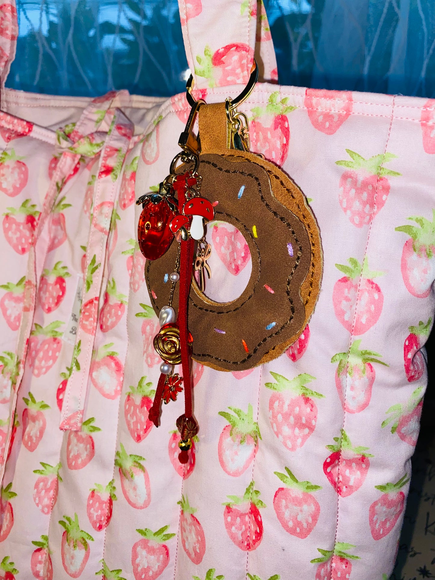 Bag - Keychain Charms - Beaded