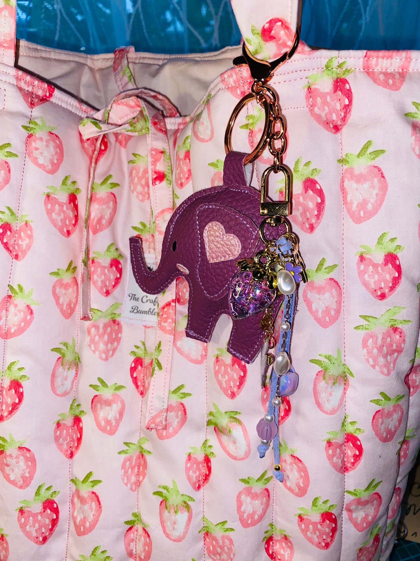 Bag - Keychain Charms - Beaded
