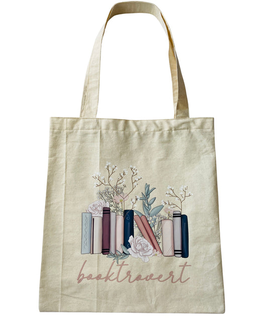 Canvas Tote Bag - Booktrovert