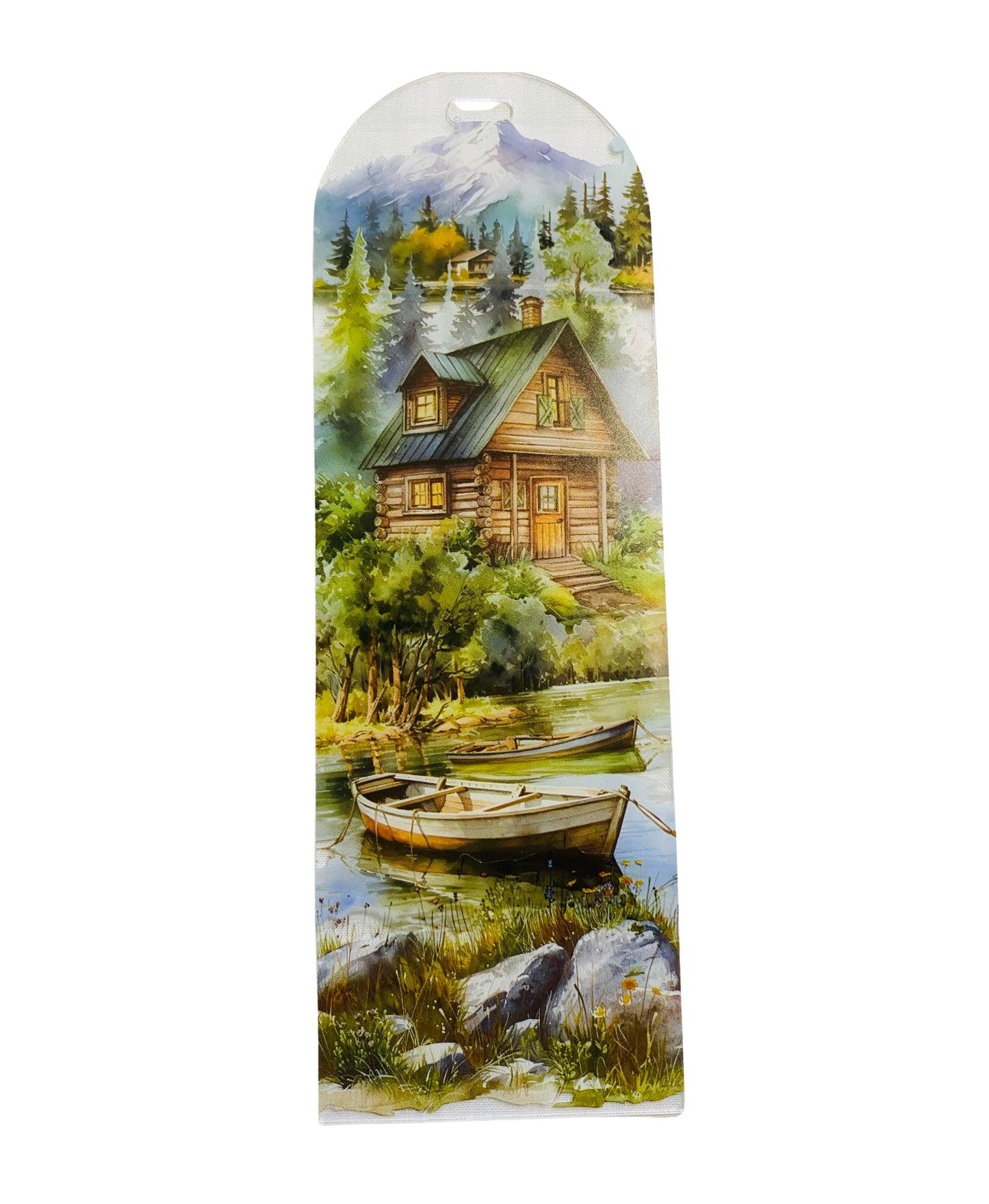 Acrylic Bookmark With Tassel - Lake dream