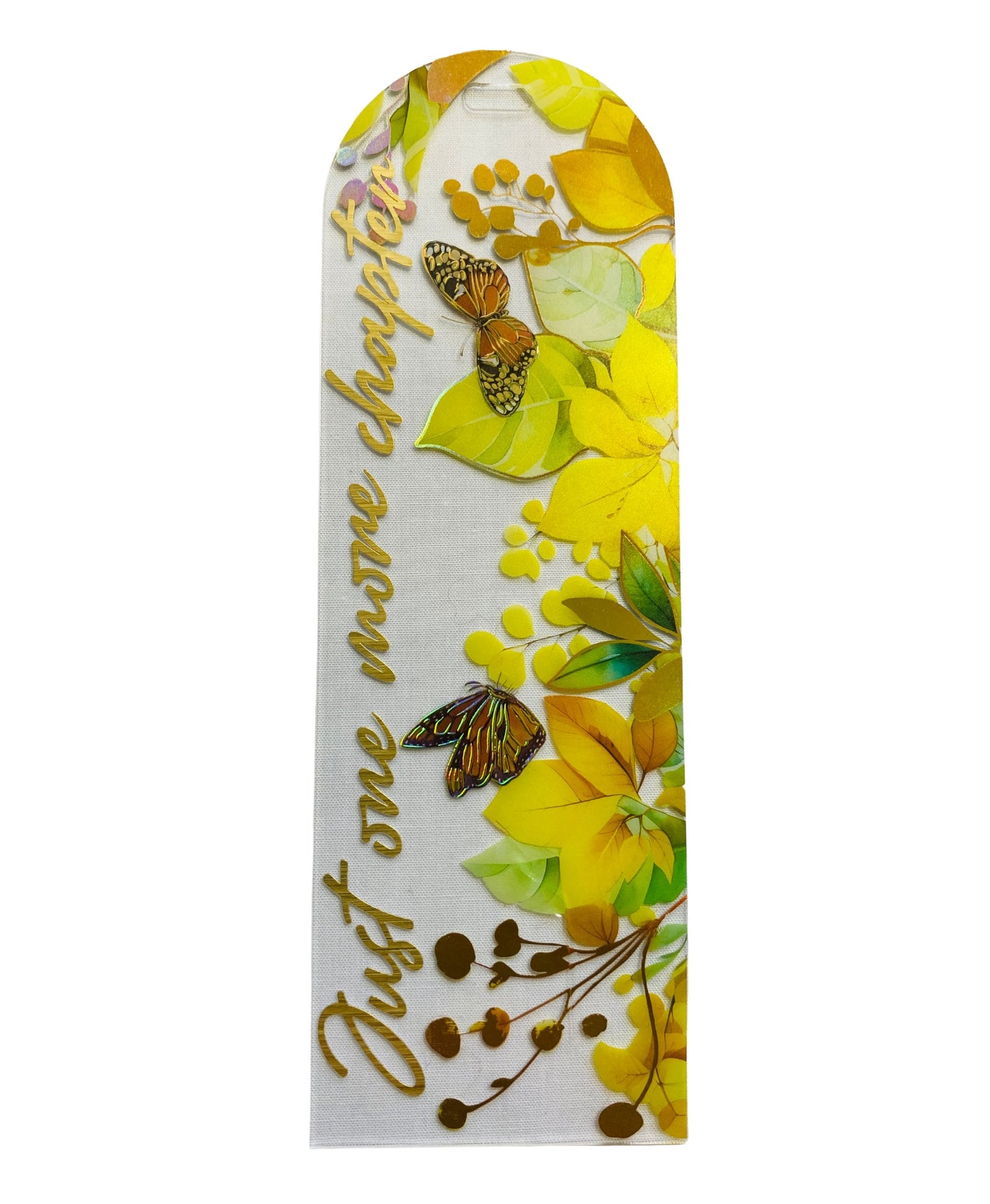 Acrylic Bookmark With Tassel - Just one more chapter