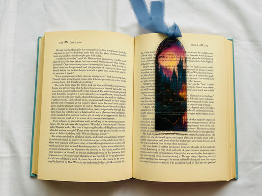 Acrylic Bookmark With Tassel - Moonlight