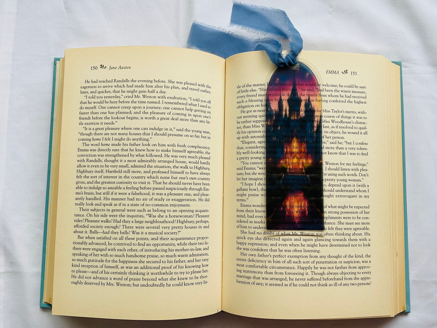 Acrylic Bookmark With Tassel - Midnight Palace