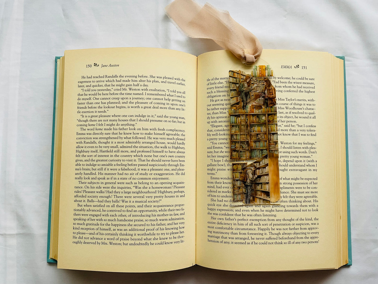Acrylic Bookmark With Tassel - Bookstore