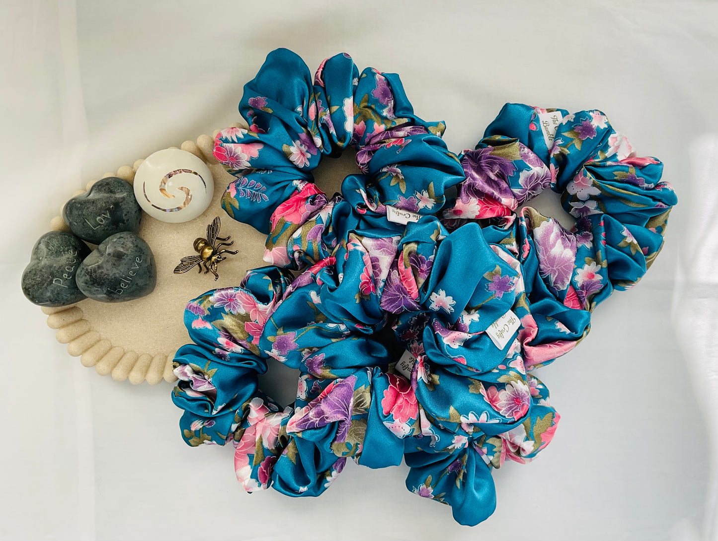 Satin Scrunchie - Margie XL