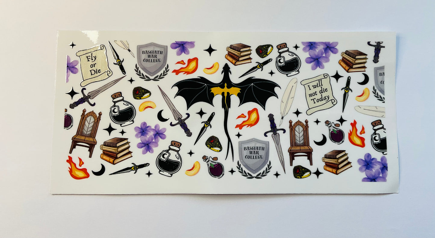 Glass Cup - Romantasy options