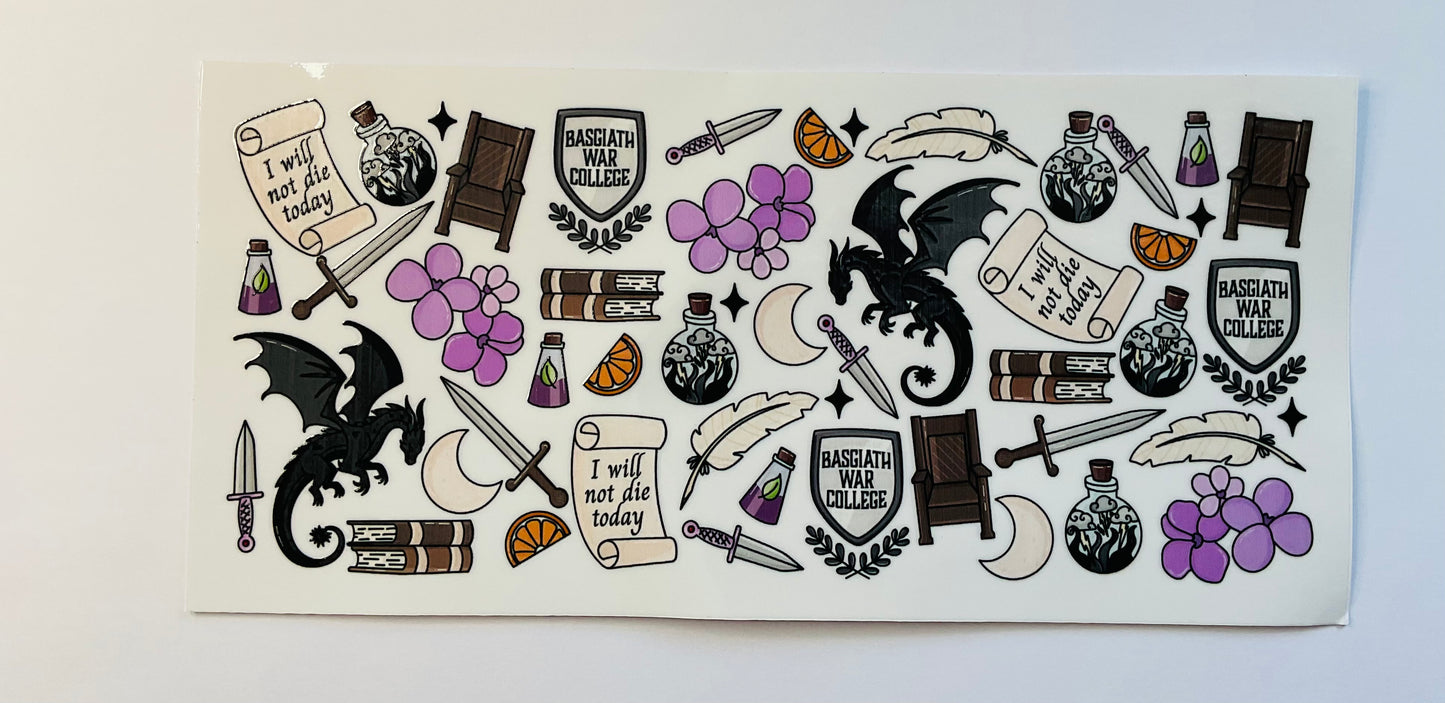 Glass Cup - Romantasy options