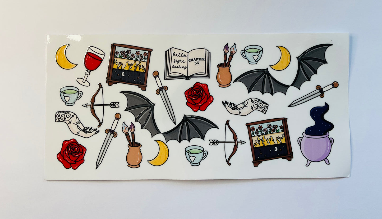 Glass Cup - Romantasy options