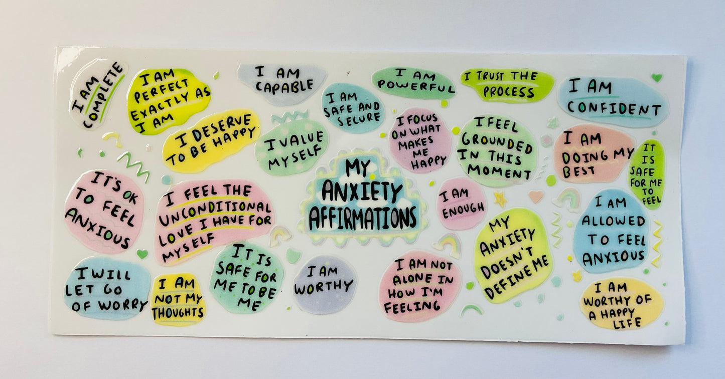 Glass Cup - Mental Health options