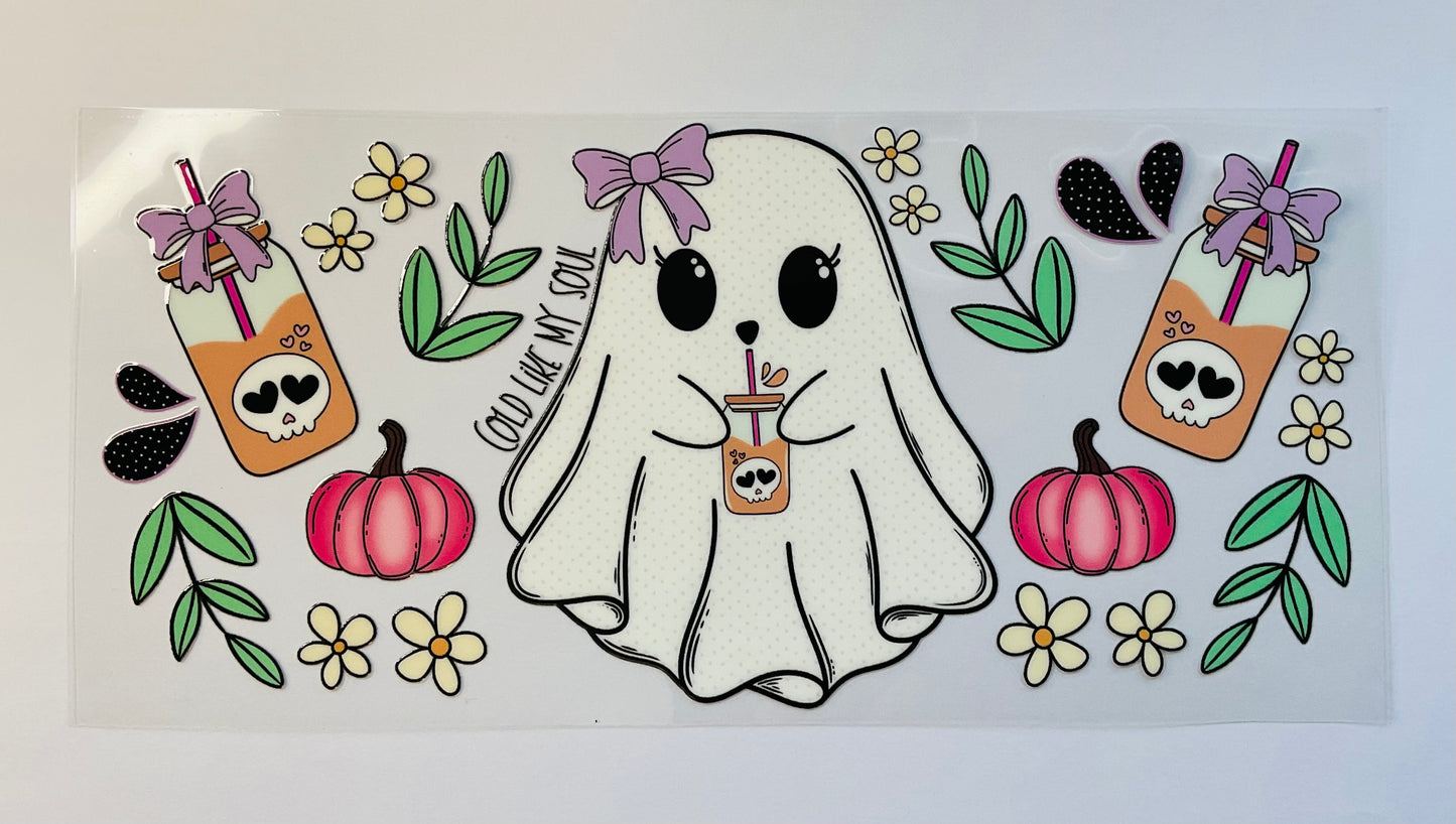 Glass cup - Cute Ghosts options