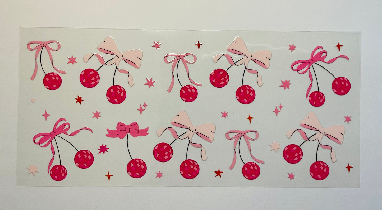 Glass Cup - Cherry options