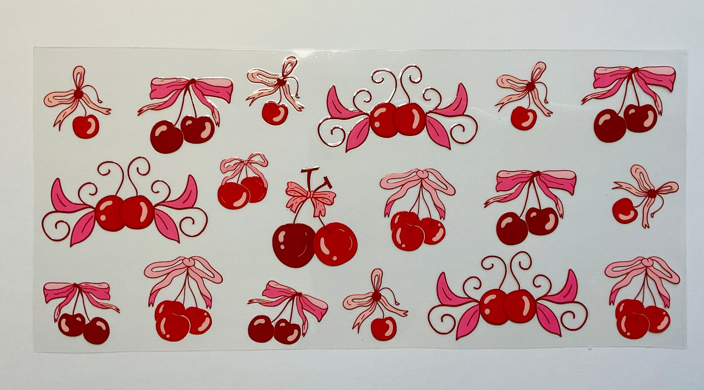 Glass Cup - Cherry options