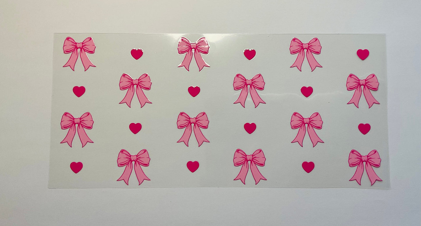 Glass Cup - Bow options