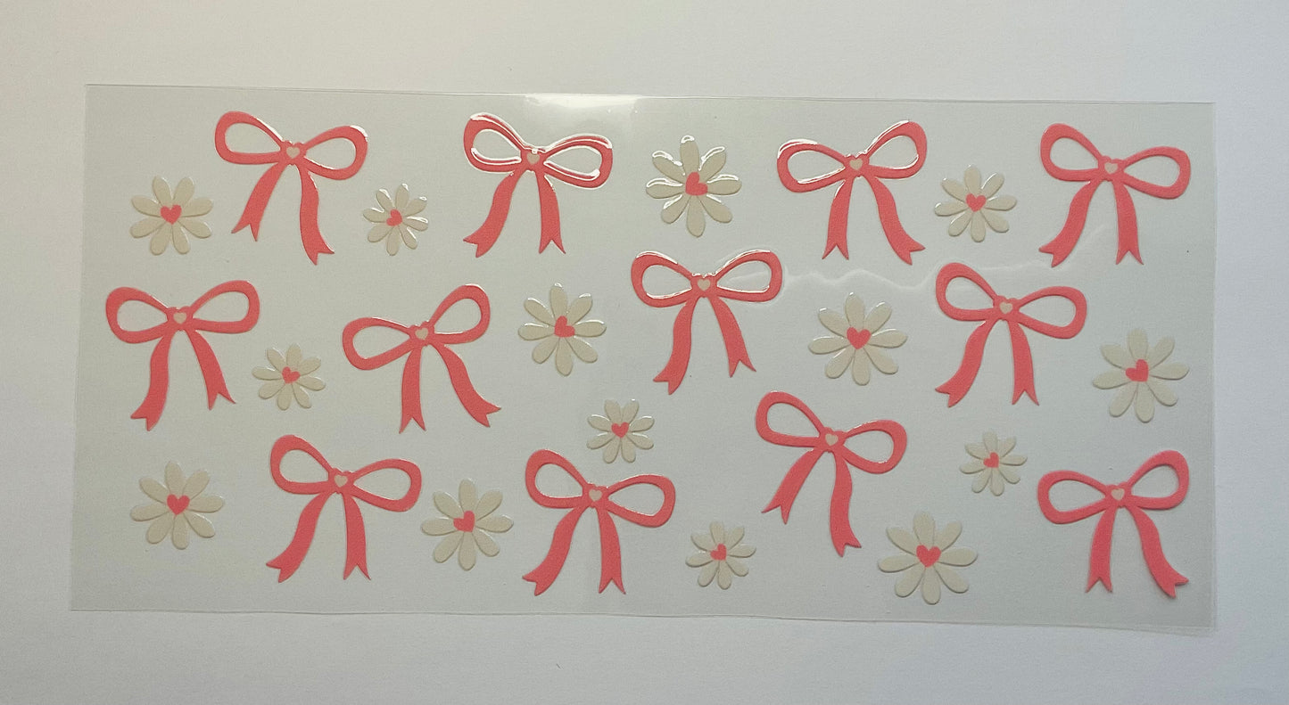 Glass Cup - Bow options