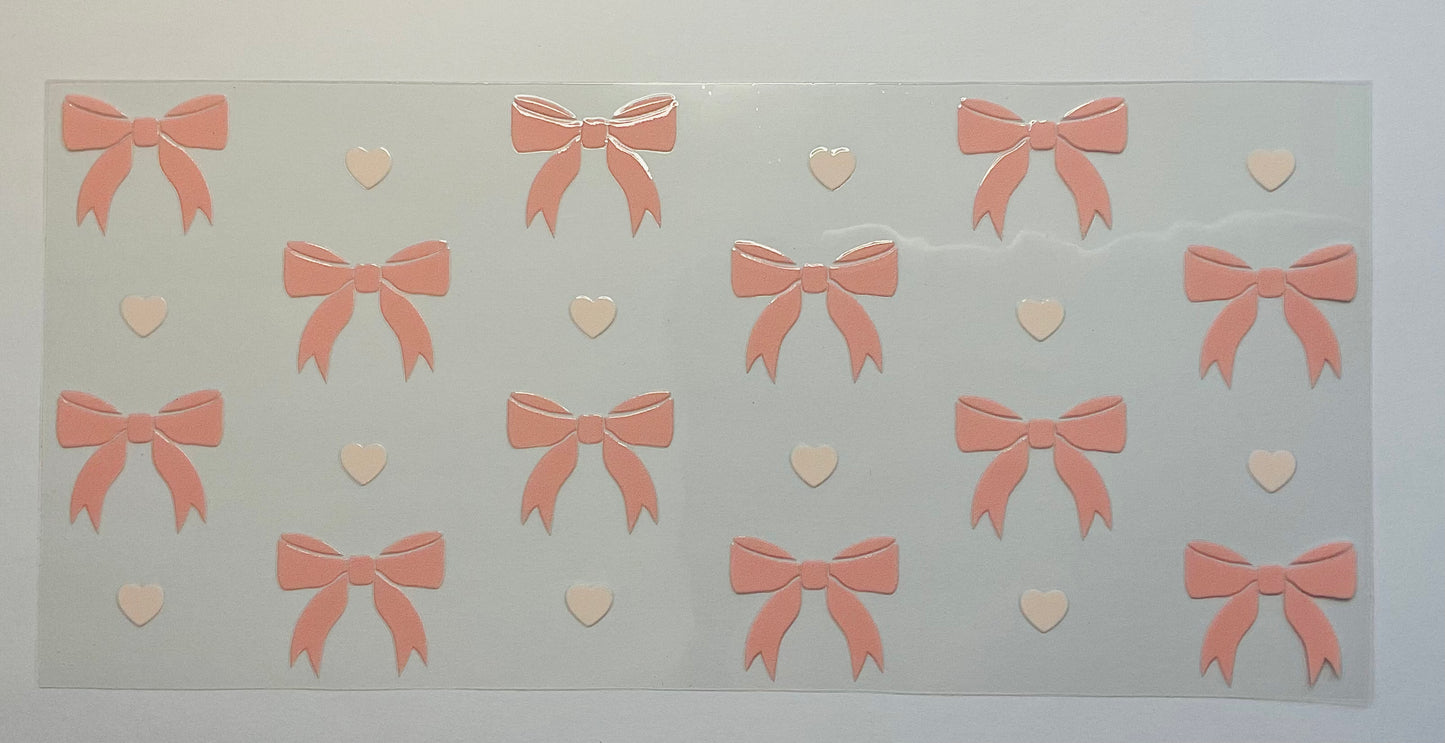 Glass Cup - Bow options