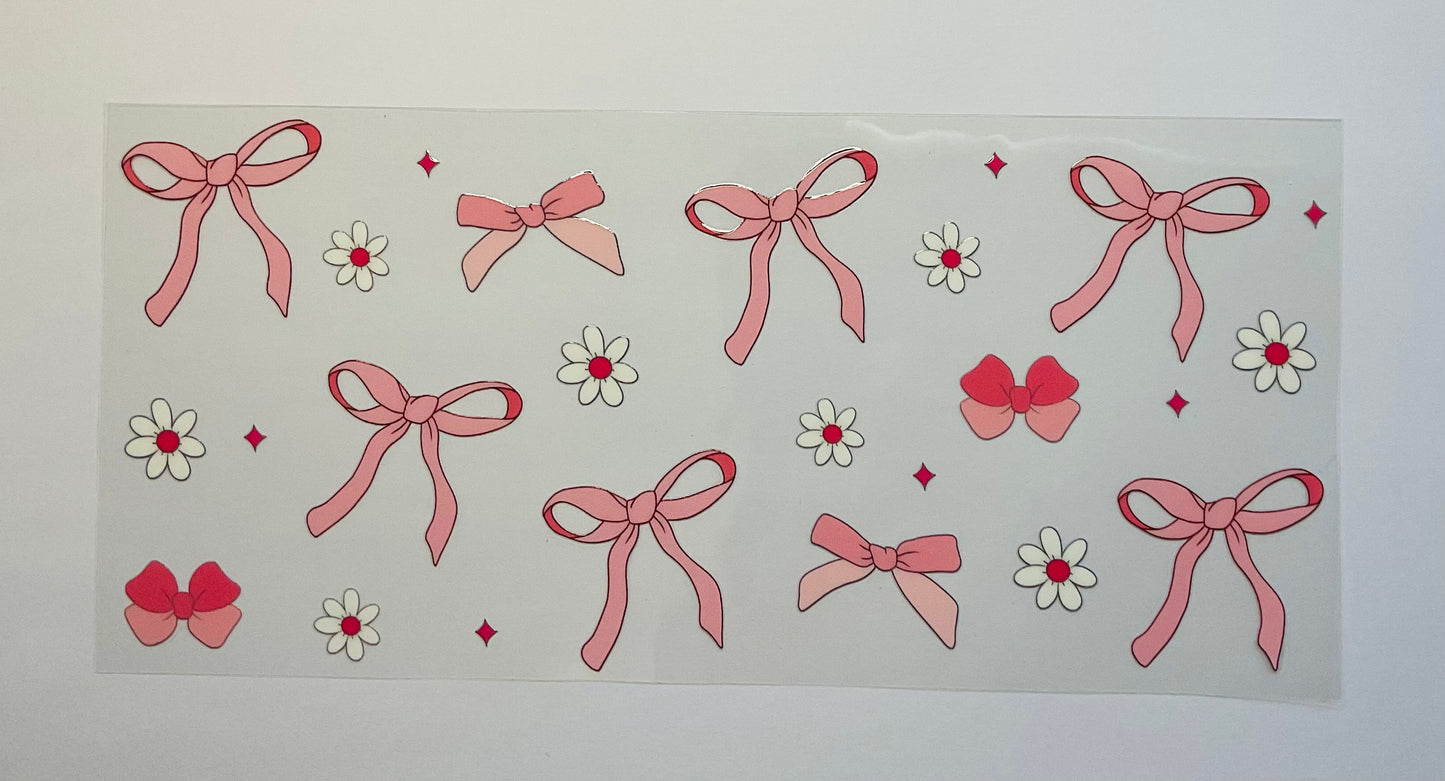 Glass Cup - Bow options