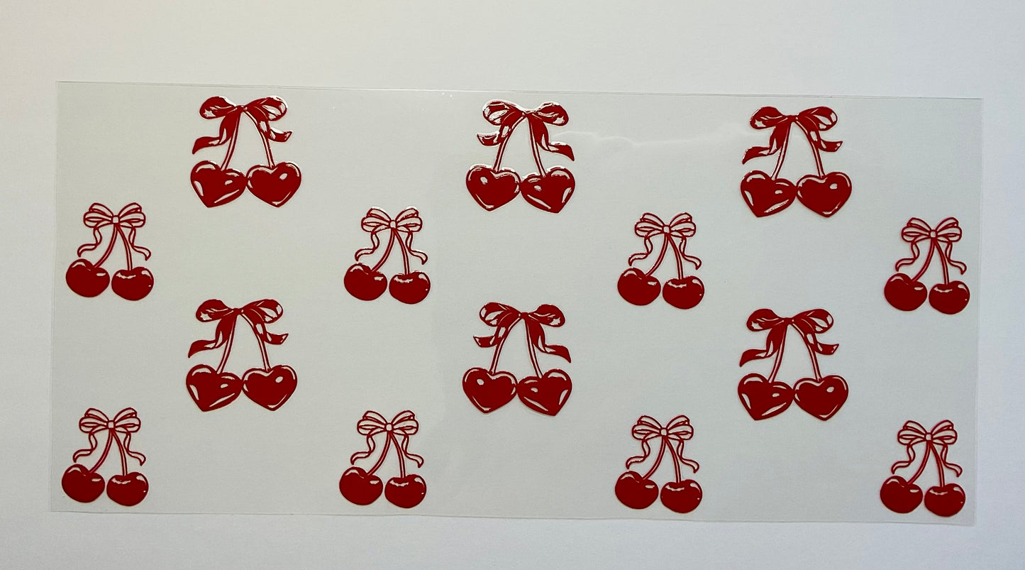 Glass Cup - Cherry options