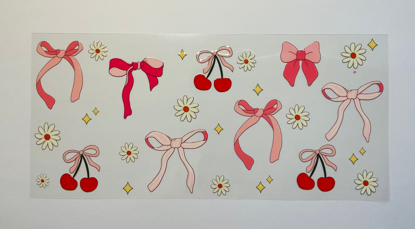 Glass Cup - Cherry options