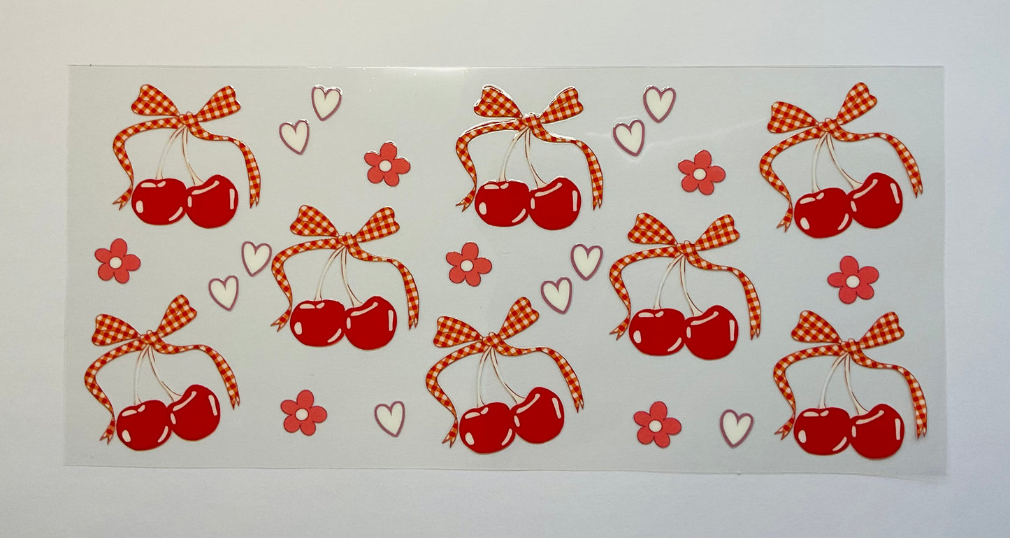 Glass Cup - Cherry options