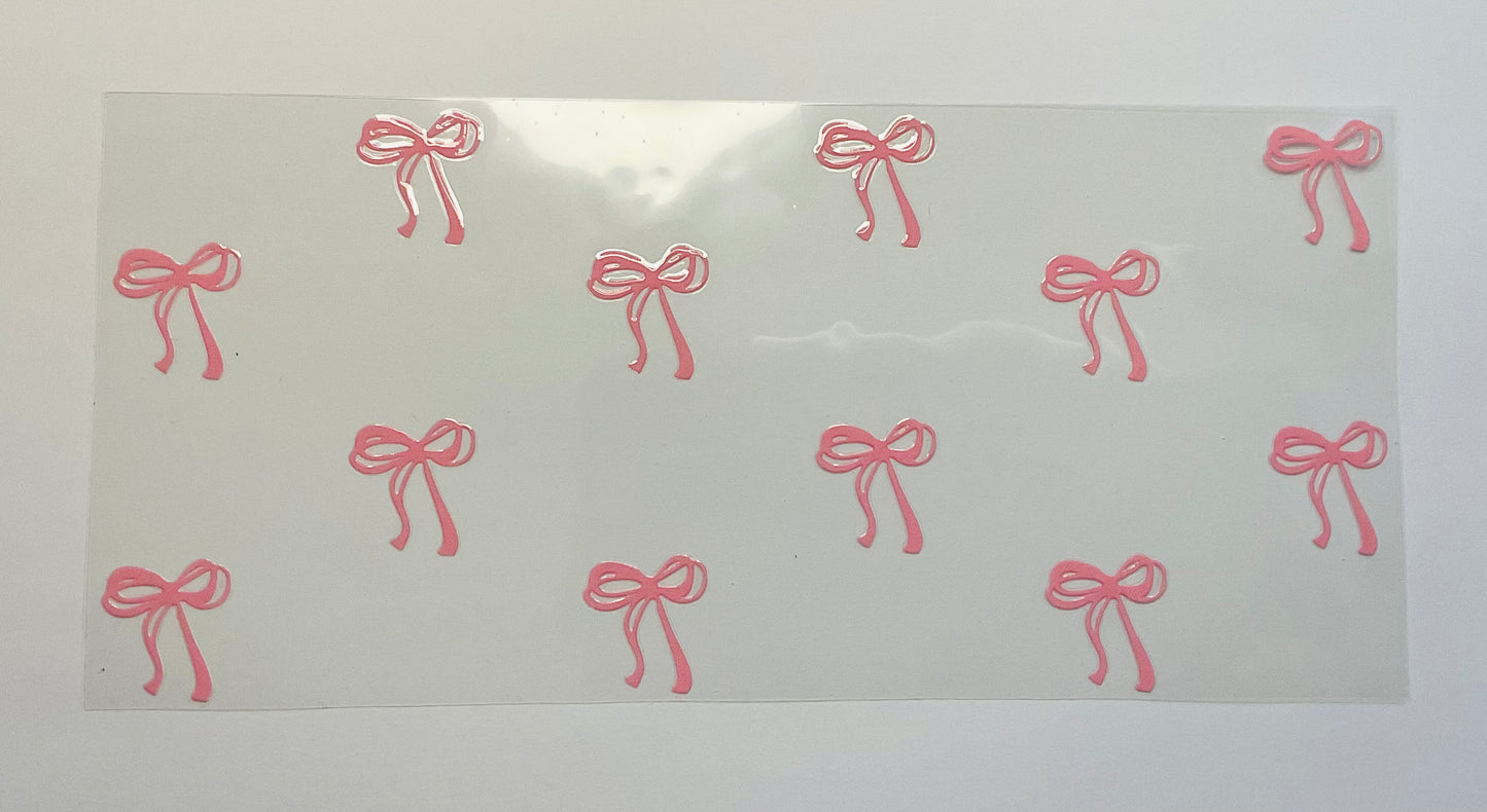 Glass Cup - Bow options