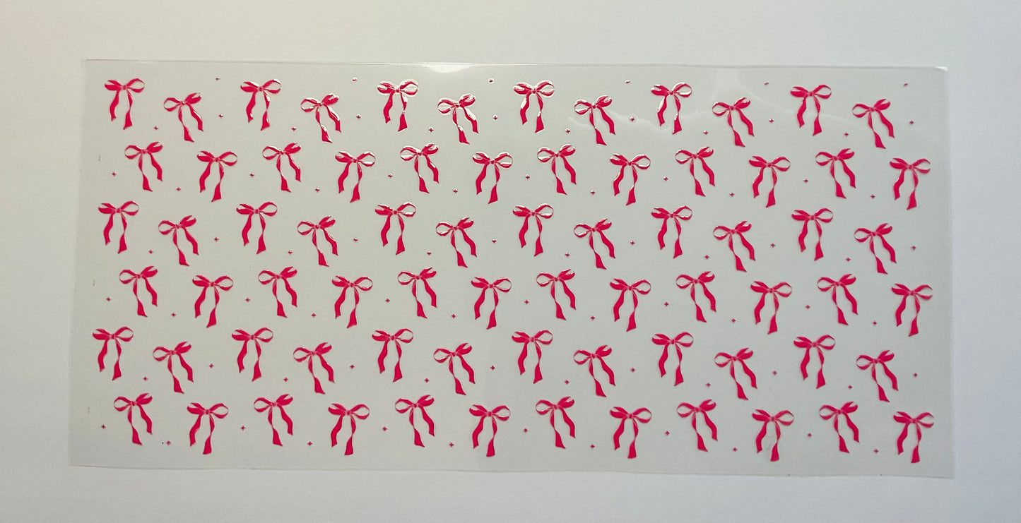 Glass Cup - Bow options