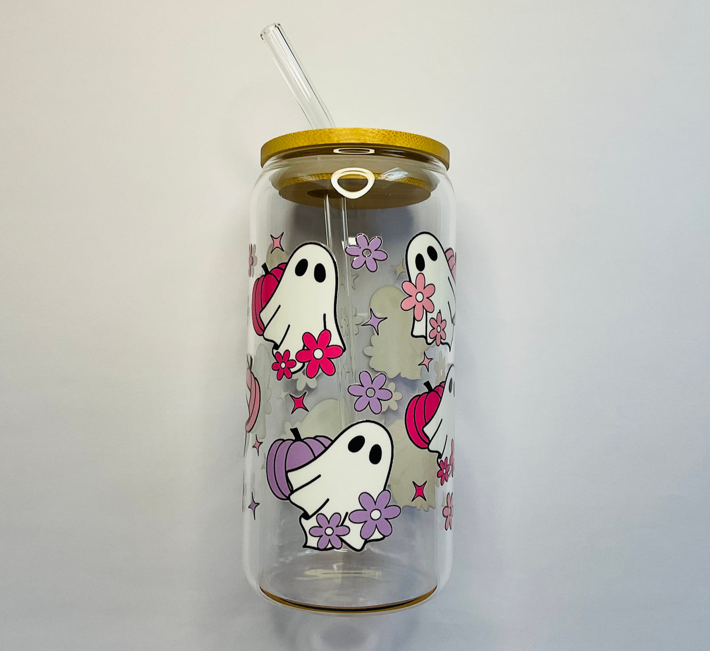 Glass cup - Cute Ghosts options