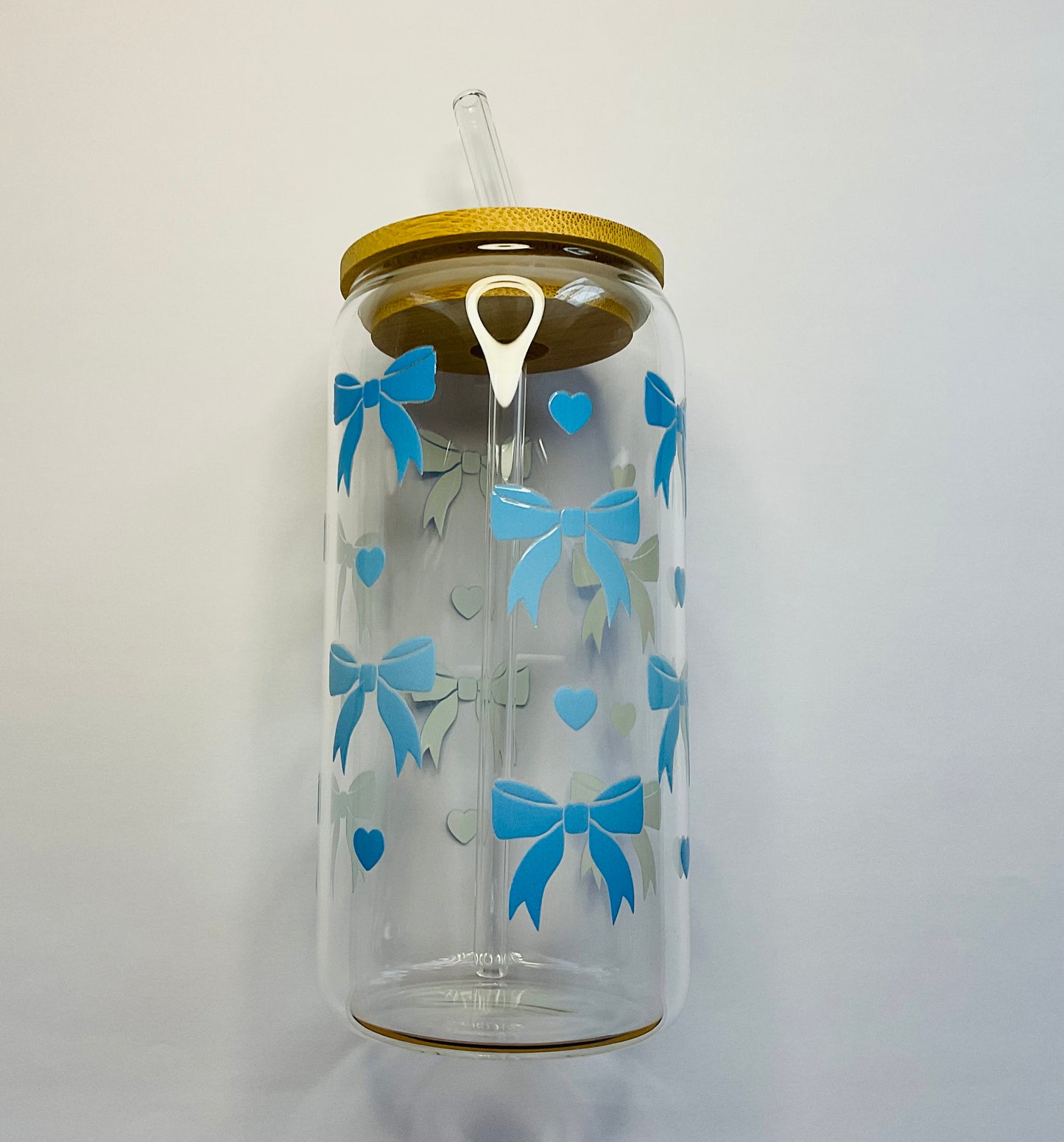 Glass Cup - Bow options