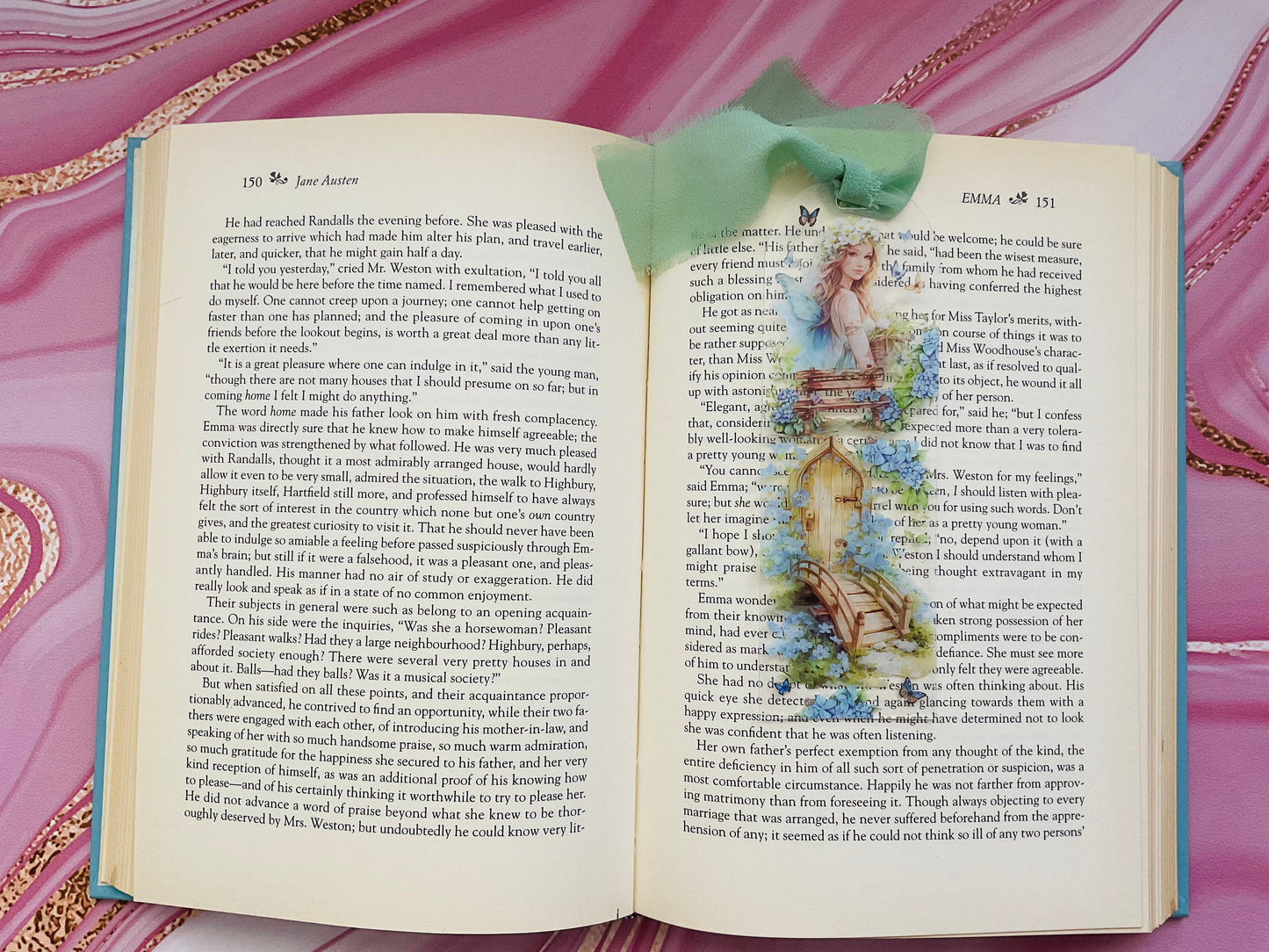 Acrylic Bookmark With Tassel - Fairy Fantasy