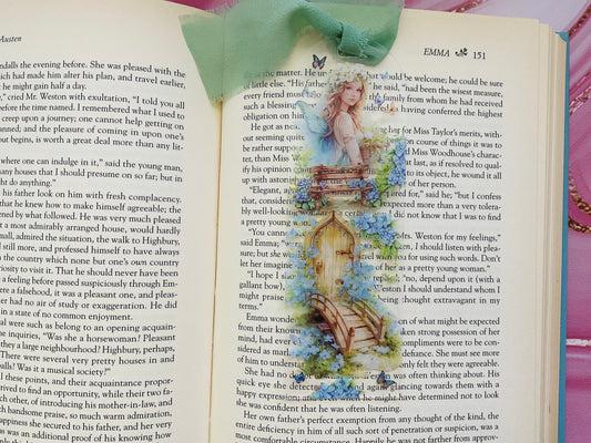 Acrylic Bookmark With Tassel - Fairy Fantasy