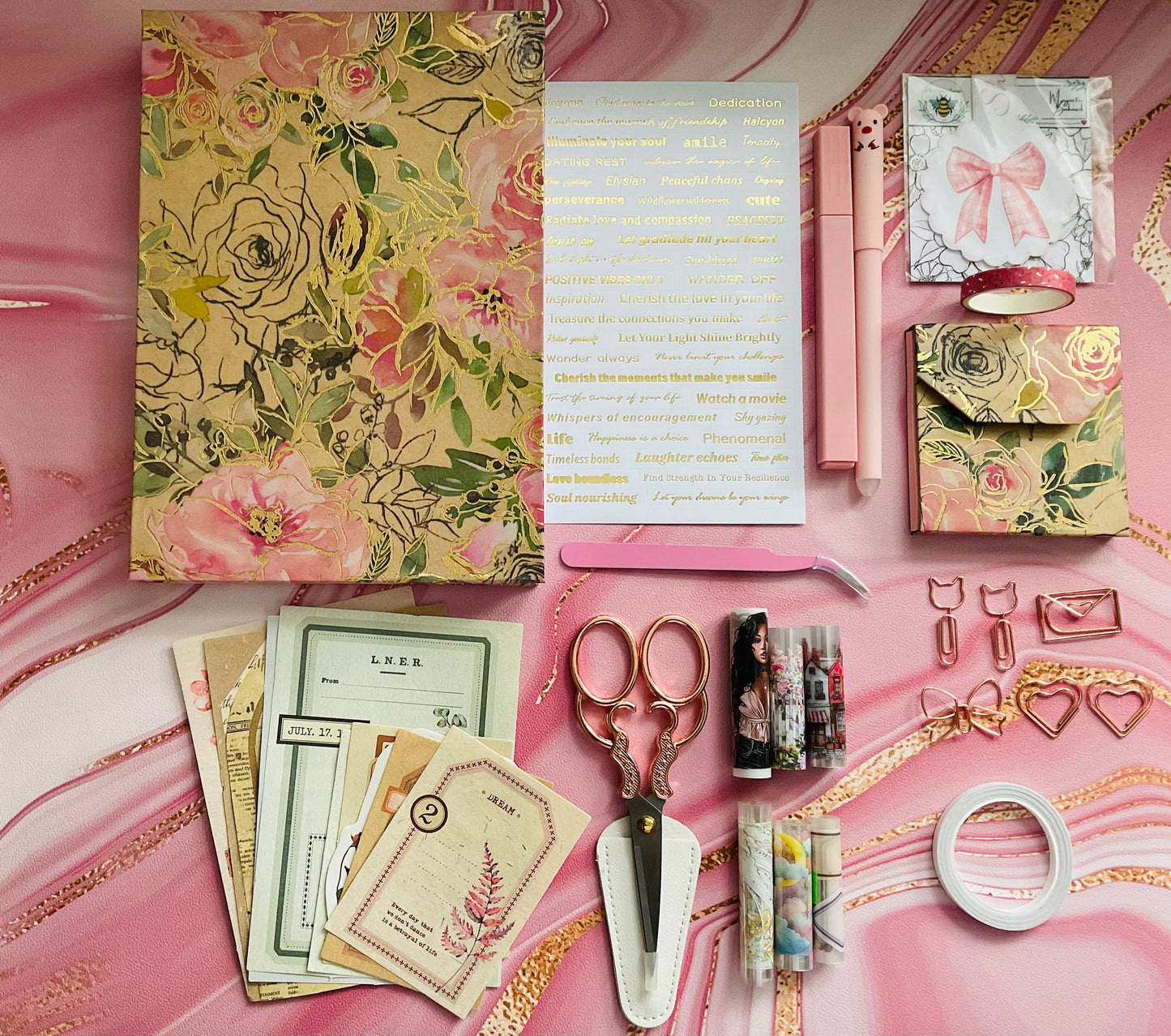 Pink Themed Journaling set