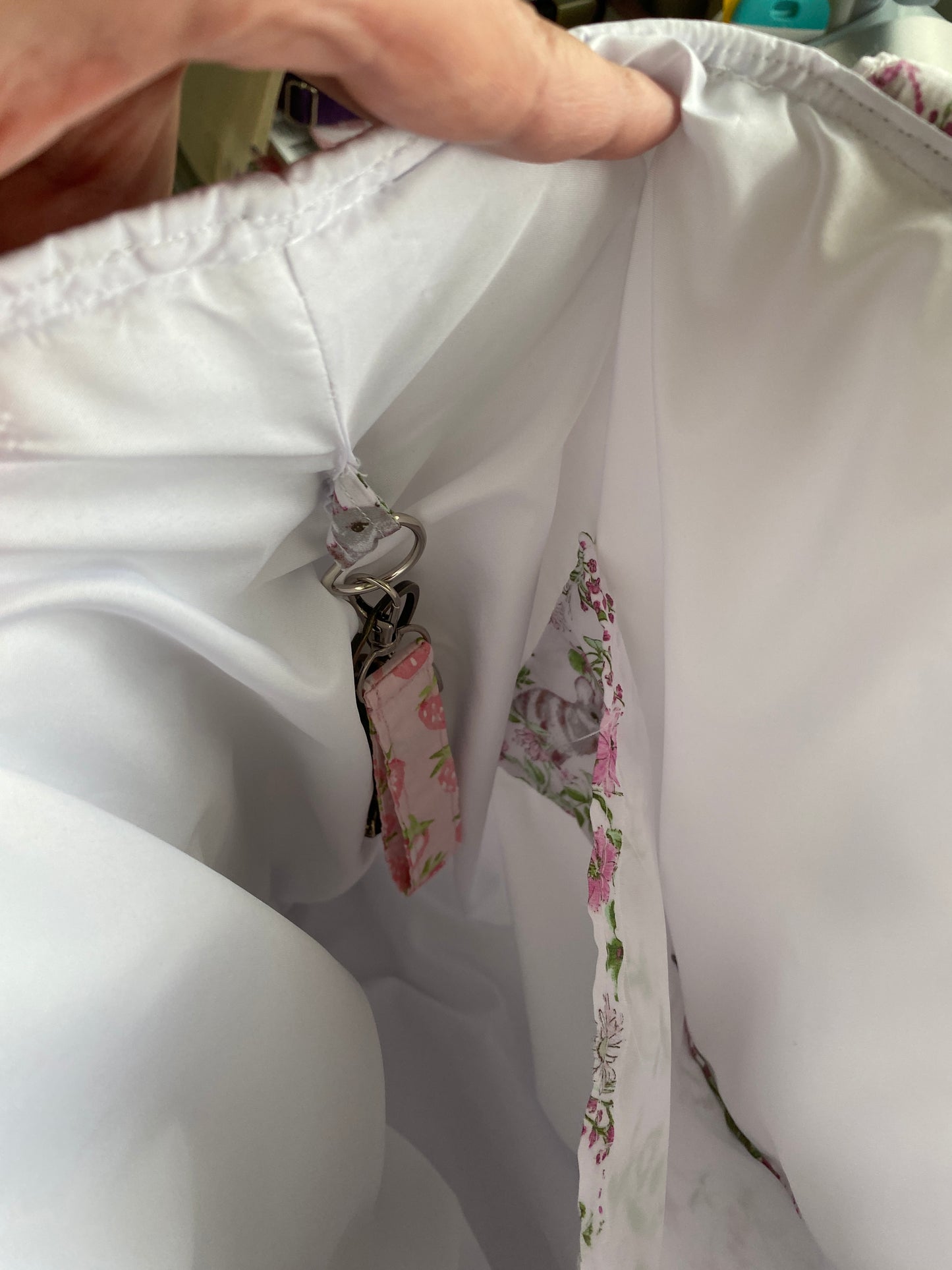 Quilted Tote Bag - Country Garden