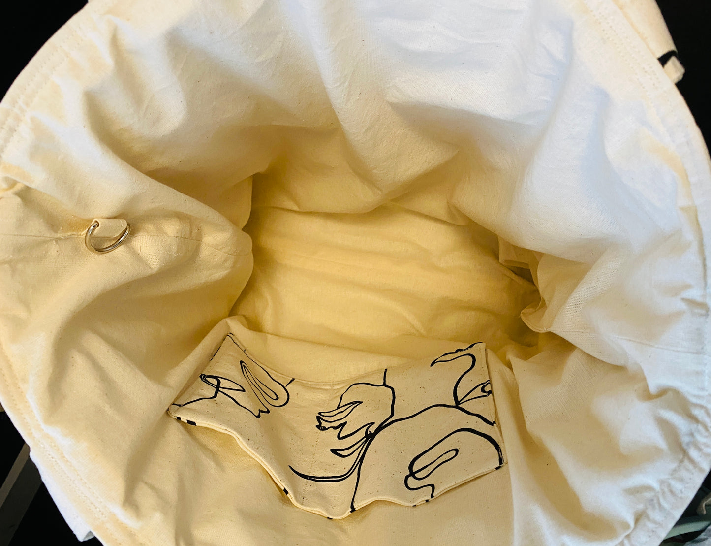 Quilted Tote Bag - She’s a lady