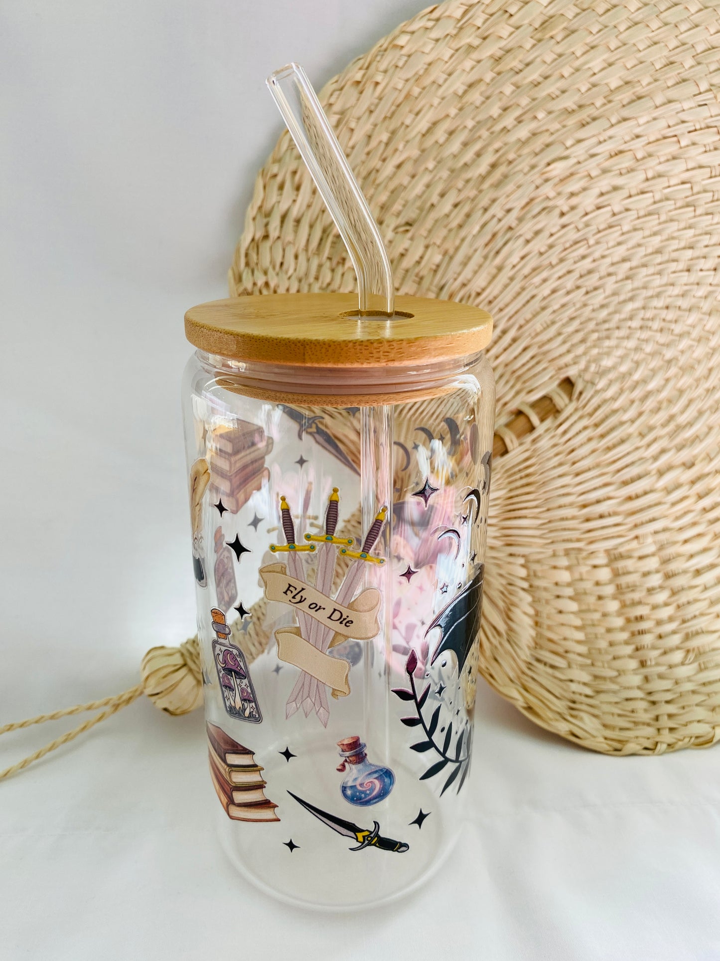 Glass Cup - Romantasy options