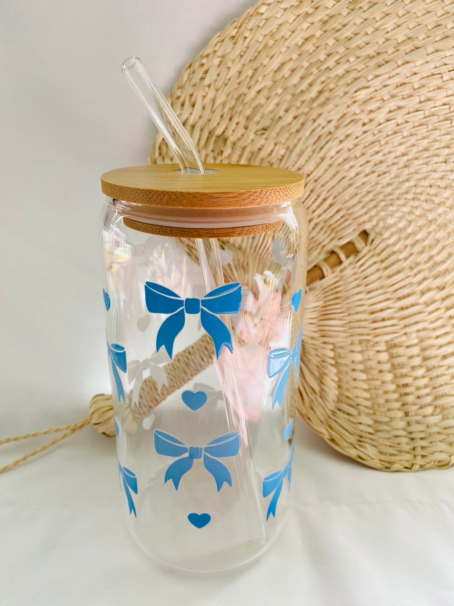 Glass Cup - Bow options