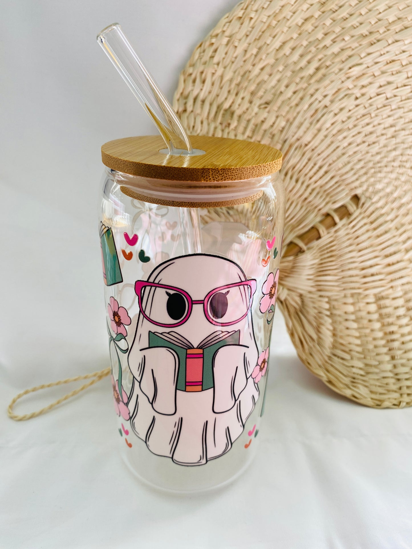 Glass cup - Cute Ghosts options