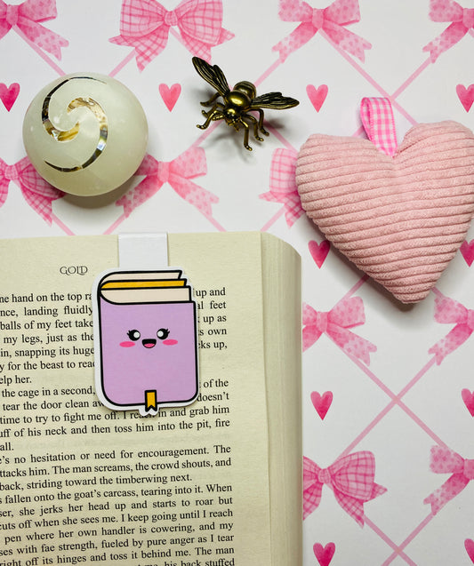 Magnetic Bookmark - Happy